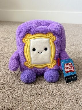 📺 F.R.I.E.N.D.S X Bum Bumz Purple Peephole 🚪 Kellytoy Collectible Plush 8” BNWT